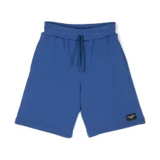 Спортивные шорты с нашивкой-логотипом
