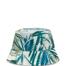 Панама с вышитым логотипом и принтом