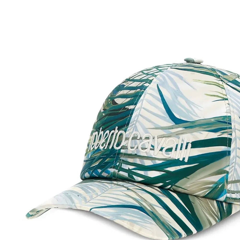 Бейсболка с вышитым логотипом и принтом