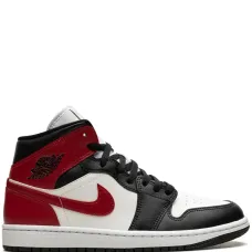 Кроссовки Air Jordan 1 Mid Black Toe