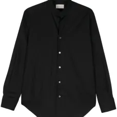 Поплиновая рубашка с длинными рукавами