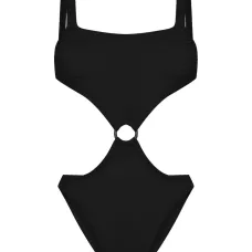 Купальник Olivia с жатым эффектом и вырезами