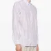 Полосатая рубашка с классическим воротником