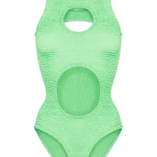 Купальник Tara с жатым эффектом и вырезами