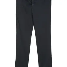 Прямые брюки со складками