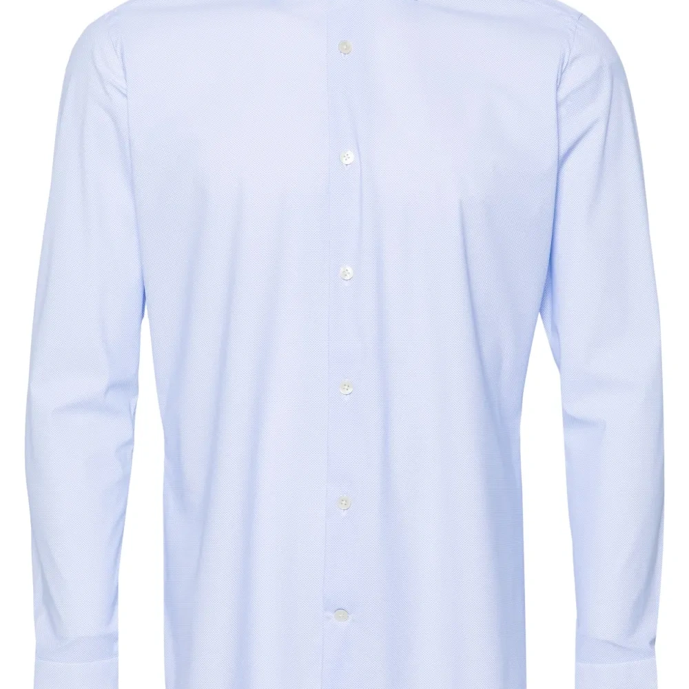 Клетчатая рубашка с косым воротником