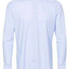 Клетчатая рубашка с косым воротником