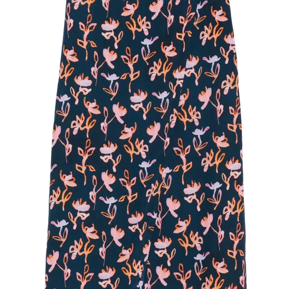 юбка миди с цветочным принтом