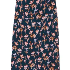 юбка миди с цветочным принтом