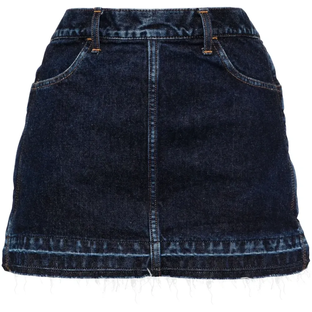 Джинсовая юбка мини