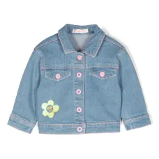 Джинсовая куртка с логотипом