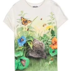 Футболка из органического хлопка с графичным принтом