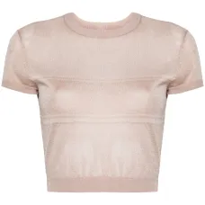 Укороченный джемпер Eyelike с эффектом металлик Укороченный джемпер Eyelike с эффектом металлик