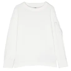 Трикотажный джемпер с декором Lens