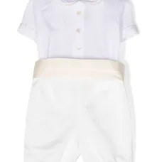 Ромпер с закругленным воротником