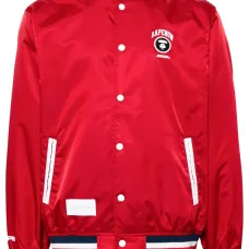 Бомбер с отделкой в полоску