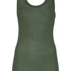 Полупрозрачный топ без рукавов