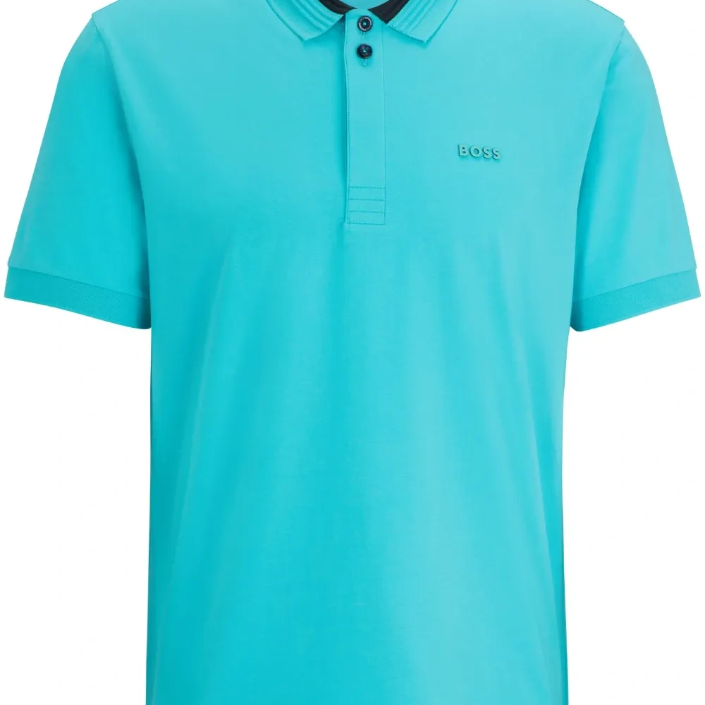 Рубашка поло с тисненым логотипом