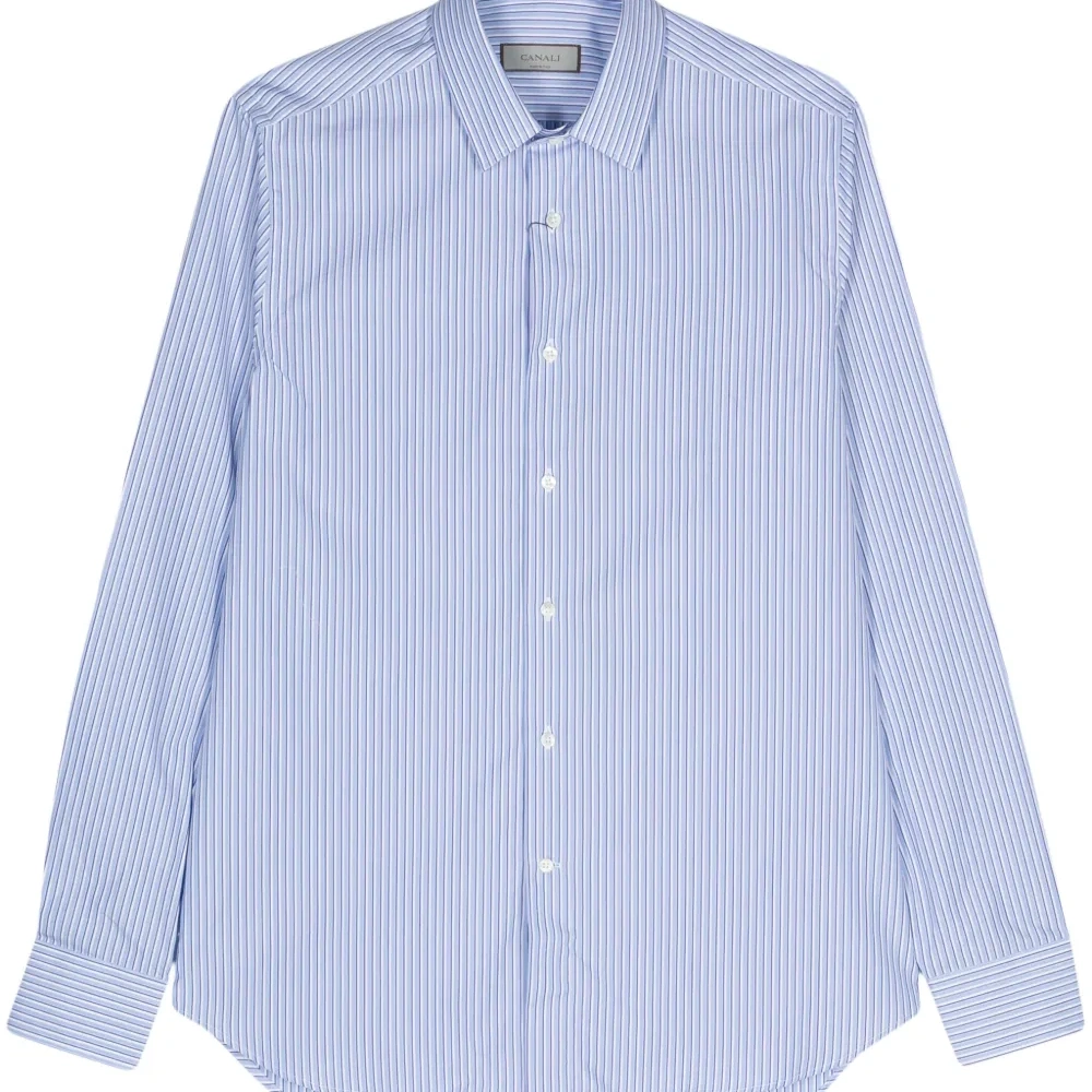 Полосатая рубашка с длинными рукавами