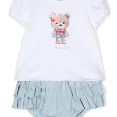 Комплект из топа и блумеров с принтом Teddy Bear Комплект из топа и блумеров с принтом Teddy Bear