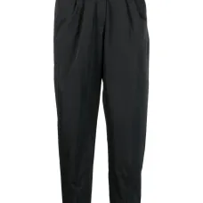 Зауженные брюки с завышенной талией