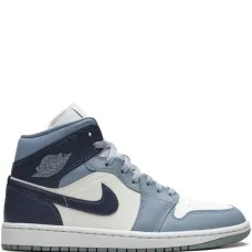 Кроссовки Air Jordan 1 Mid Two-Tone Blue