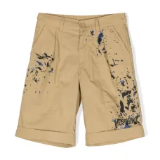 Шорты чинос с эффектом разбрызганной краски Шорты чинос с эффектом разбрызганной краски