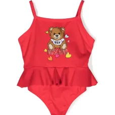 Купальник с принтом Teddy Bear и расклешенной юбкой Купальник с принтом Teddy Bear и расклешенной юбкой