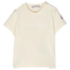 Футболка из джерси с вышитым логотипом