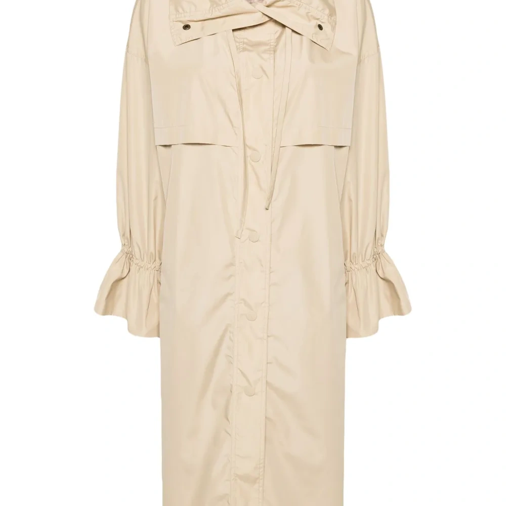 Тренч из тафты с логотипом Тренч из тафты с логотипом