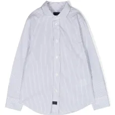 Рубашка в тонкую полоску