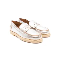 Пенни-лоферы François с эффектом металлик
