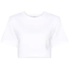 Укороченная футболка с логотипом