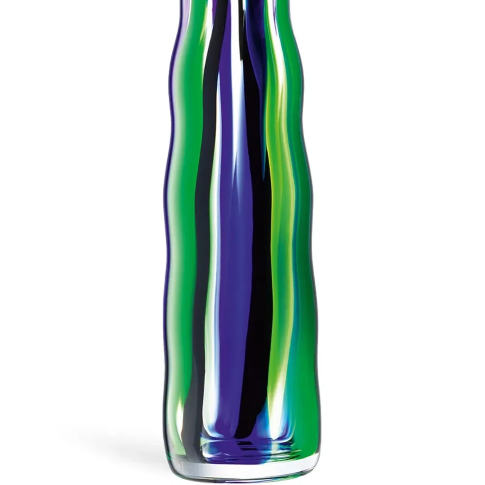 Стеклянная ваза Folk в полоску (30 x 8 см) Стеклянная ваза Folk в полоску (30 x 8 см)