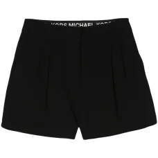 Креповые шорты строгого кроя