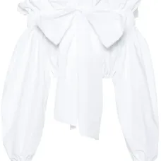 Укороченный топ с бантом Укороченный топ с бантом