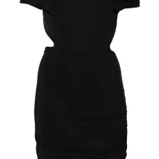 Платье мини Ester с воротником-хомутом