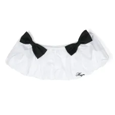 Укороченный топ с бантами