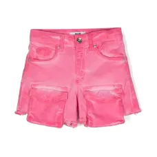 Твиловые шорты с вышитым логотипом