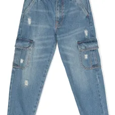 Прямые джинсы карго