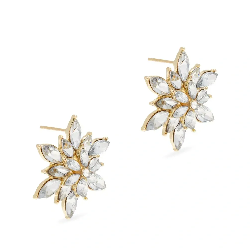 Серьги с кристаллами