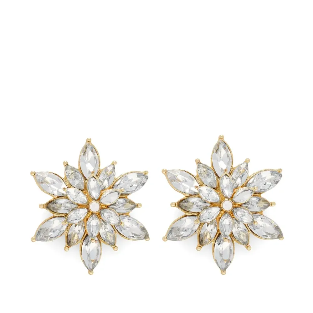 Серьги с кристаллами