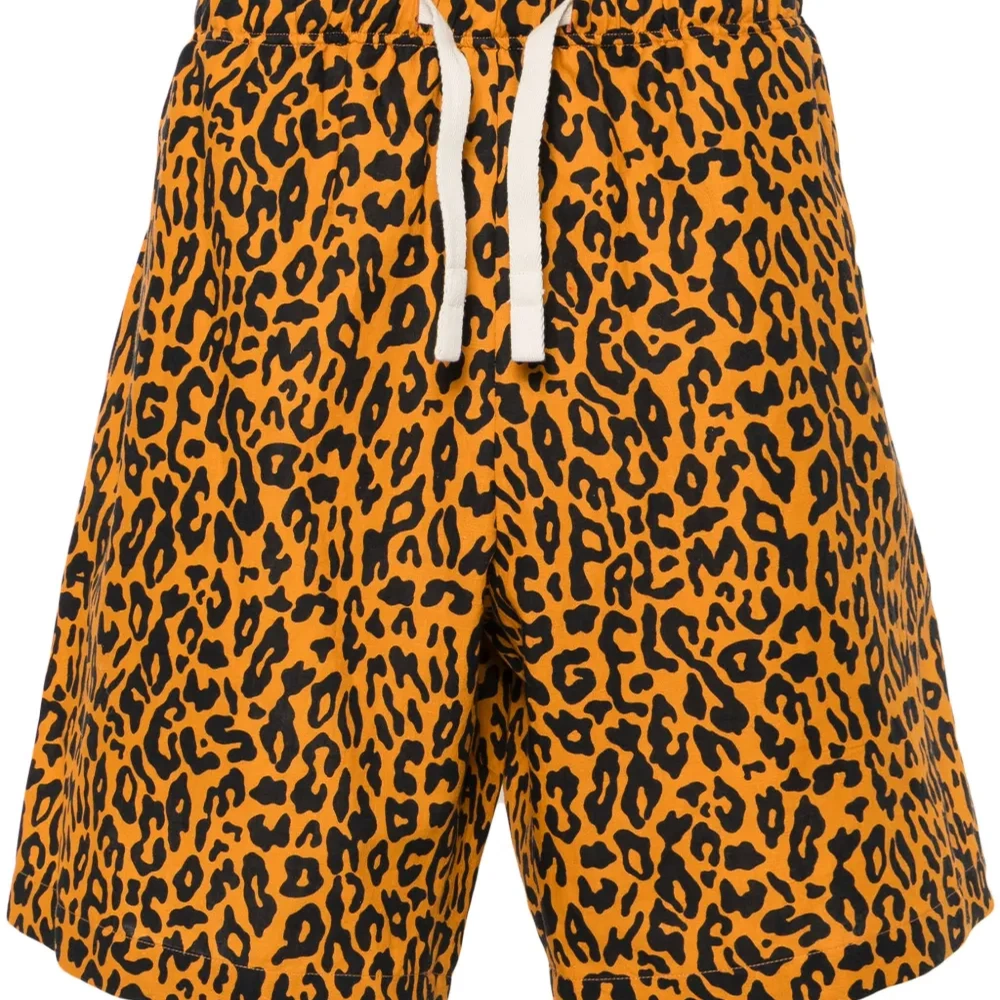 Шорты с леопардовым принтом