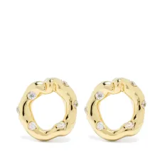 Серьги Irregular Circle с кристаллами Серьги Irregular Circle с кристаллами