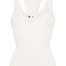 Топ в рубчик с вырезами