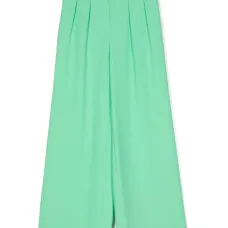 Широкие брюки со складками