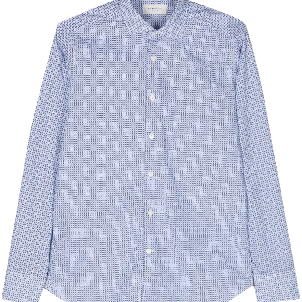 Рубашка с геометричным принтом