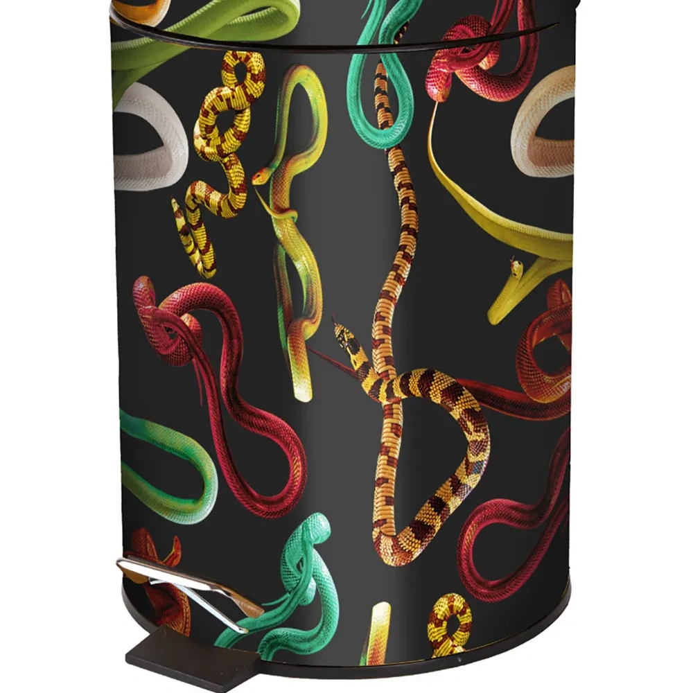 Большое мусорное ведро Toiletpaper Home Snakes