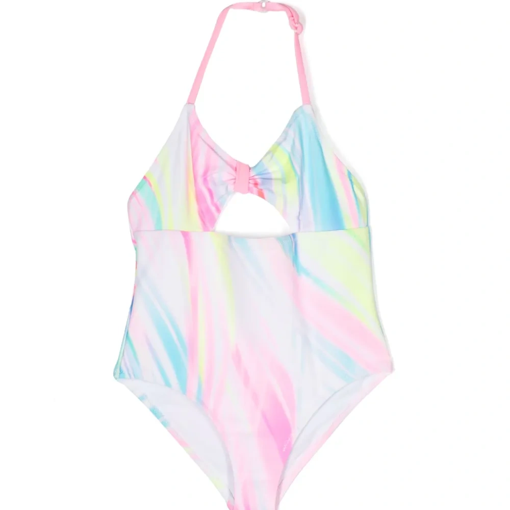 Купальник с абстрактным принтом