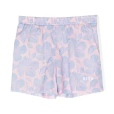 Шорты с эластичным поясом и цветочным принтом